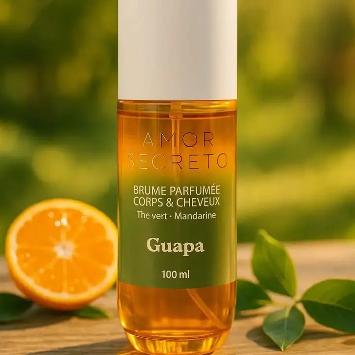 brume parfumée thé vert mandarine 100ml corps cheveux fraîche femme
