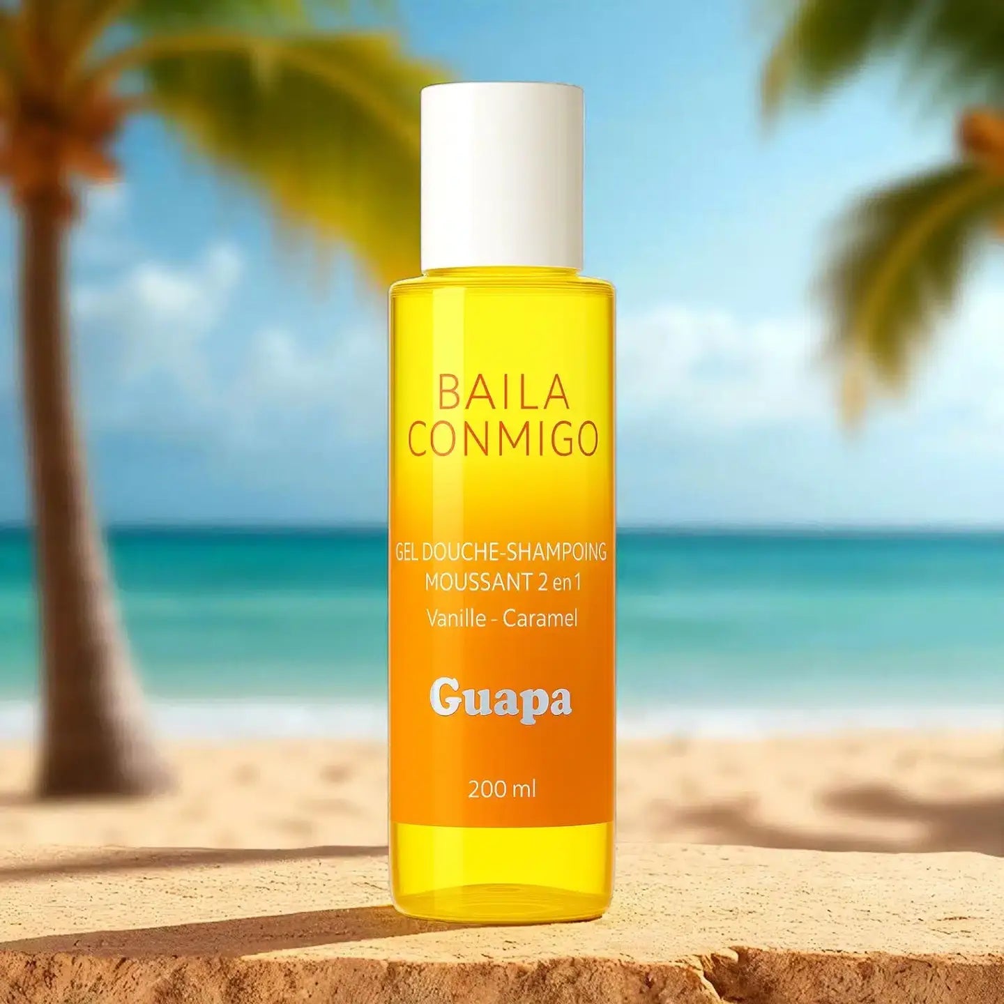 Gel Douche Shampoing 2 en 1 Vanille Caramel 200ml – Baila Conmigo