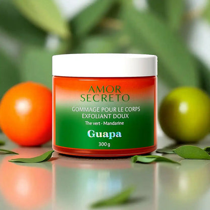 Gommage Corps Exfoliant Doux Thé Vert Mandarine 300g – Amor Secreto