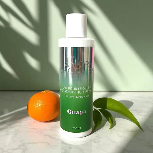 lait corps hydratant thé vert mandarine 200ml made in France femme