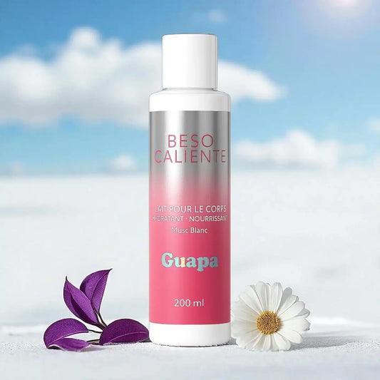 lait corps hydratant musc blanc 200ml peau soyeuse satinée femme