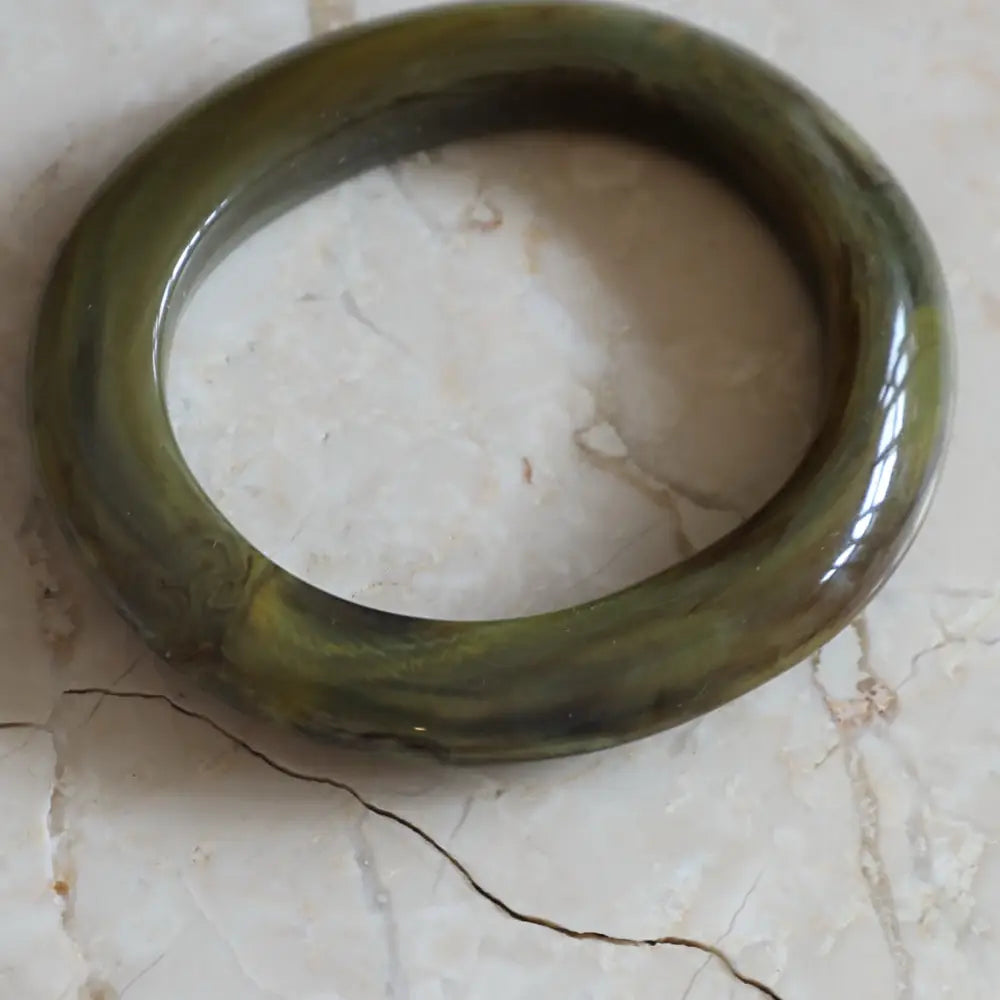 jonc Mira acétate ovale 3 coloris à accumuler bracelet femme tendance